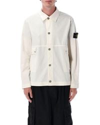 Stone Island - Mil-Spec Stretch Ripstop-Tc Overshirt - Lyst