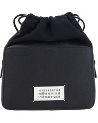 Maison Margiela - '5Ac Camera Medium' Crossbody Bag With Patch Logo - Lyst