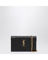 Saint Laurent - Cassandre Chain Clutch Bag - Lyst