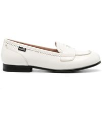 Love Moschino - Loafers With Logo Detail - Lyst