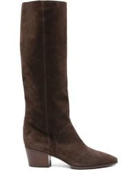 Casadei - "Beat" Renna Cocoa Boots - Lyst