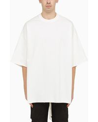 Rick Owens - Tommy T White Oversize T-shirt In - Lyst