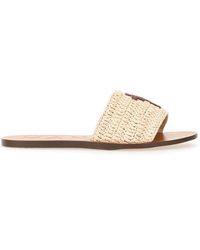Manebí - Raffia Sandal - Lyst