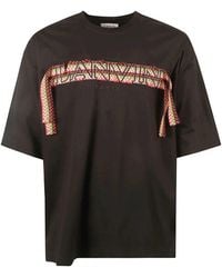 Lanvin - Curb Lace-detailed Cotton T-shirt - Lyst