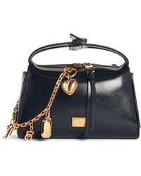 Dolce & Gabbana - 'victory' Black Leather Handbag - Lyst