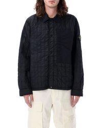 Stone Island - Quilted Shirt-Jacket - Lyst