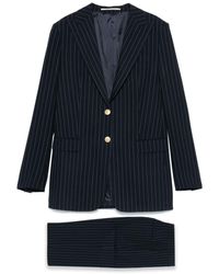 Tagliatore - Striped Single-breasted Suit - Lyst