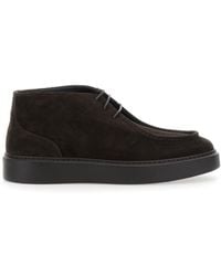 Doucal's - Lace-Up Shoes With Tone-On-Tone Stitching - Lyst