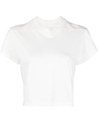 Rick Owens - Cotton Cropped T-shirt - Lyst