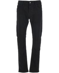 Jacob Cohen - 'Bard' Jeans With Belt Loops And Logo Patch On The Rear - Lyst