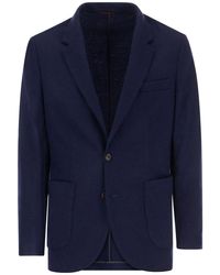 Brunello Cucinelli - Cashmere Jersey Blazer With Patch Pockets - Lyst