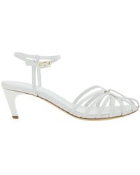 Semicouture - Heeled Sandals With Cage Design - Lyst