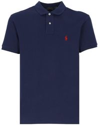 Ralph Lauren - T-shirts And Polos Blue - Lyst