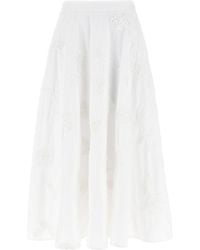 ROTATE BIRGER CHRISTENSEN - 'Flower Maxi' Skirt - Lyst