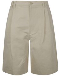 Filippa K - Relaxed Pleated Cotton Linen Skirt - Lyst