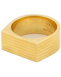 Ivi - Aurelia Signet Ring /Wide Season 6 -Plated - Lyst