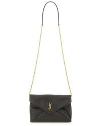 Saint Laurent - Clutch Bag With Chain Cassandras - Lyst