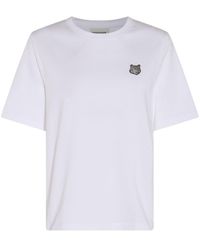 Maison Kitsuné - Maison Kitsune' T-shirts And Polos White - Lyst