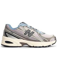 New Balance - '740' Fabric Blend Sneakers - Lyst