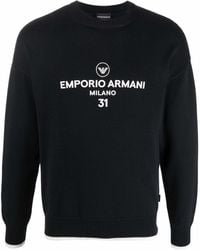 Emporio Armani Sweaters and knitwear for Men - Up to 74% off at 