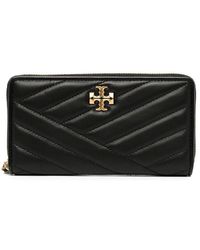 Tory Burch - Chevron-quilted Continental Wallet - Lyst
