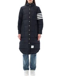 Thom Browne - Downfilled Ripstop 4-Bar Hooded Jacket - Lyst