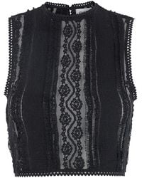Charo Ruiz - Asteria' Top With Embroidery Details - Lyst