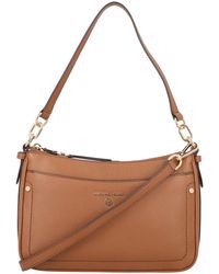 Jet Set Charm Md 4in1 Pouch Xbody In Mk Sig Semi Lux Md In Brown