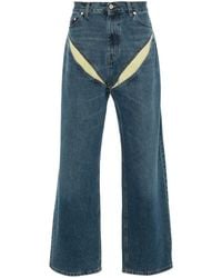 Y. Project - Evergreen Cut-Out Denim Jeans - Lyst