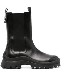 DSquared² - Logo-plaque Leather Ankle Boots - Lyst