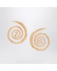 Panconesi - Spiral Serpent Hoops Earrings - Lyst