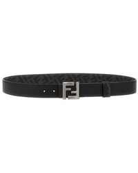Fendi - 'Squared Ff' Reversible Belt - Lyst