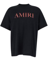 Amiri - T-Shirt With Logo Lettering Print - Lyst