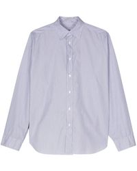 Finamore 1925 - Striped Cotton Shirt - Lyst