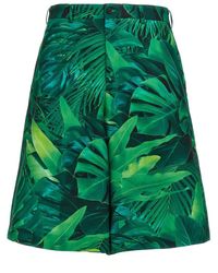 Comme des Garçons - 'Foliage' Bermuda Shorts - Lyst
