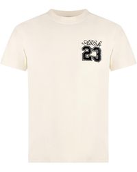 Off-White c/o Virgil Abloh - Cotton Crew-neck T-shirt - Lyst