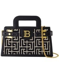 Balmain - B-Buzz Small Top Handle Crossbody - Lyst