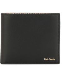 Paul Smith - Signature Stripe Interior Bi-fold Wallet - Lyst