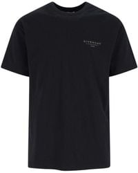 Givenchy - Cotton T-Shirt With Stamp Print - Lyst