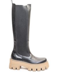 Ennequadro - Boots With Textile Inserts - Lyst