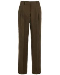 Pinko - Pants With Belt Loops And Pleats - Lyst