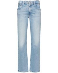 Mother - Smarty Pants High-rise Slim-fit Jeans - Lyst