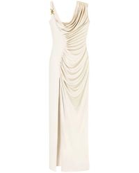 Versace - Dress With A Front Slit - Lyst
