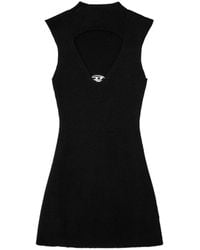 DIESEL - Oloni Wool Short Dress - Lyst