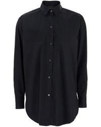 Plain - Shirt With Classic Collar - Lyst