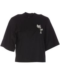 Palm Angels - Cotton T-Shirt - Lyst