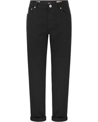 Brunello Cucinelli - Five-pocket Traditional Fit Trousers In Light Comfort-dyed Denim - Lyst