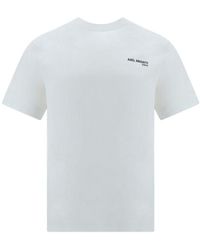 Axel Arigato - 'Legacy' T-Shirti With Logo Lettering Print - Lyst