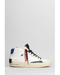 Crime London - Sk8 Deluxe Mid Sneakers - Lyst