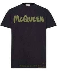 Alexander McQueen - Mcqueen Graffiti T-Shirt - Lyst